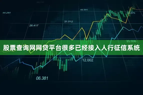 股票查询网网贷平台很多已经接入人行征信系统